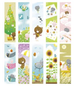 U-CANの保育実用ダイアリー 中面イラスト