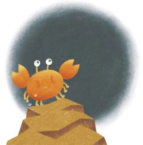 学校図書「小学校道徳1年」「ぱちんぱちんきらり」挿絵