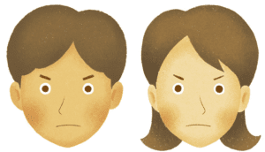 いじめの現場のイラスト